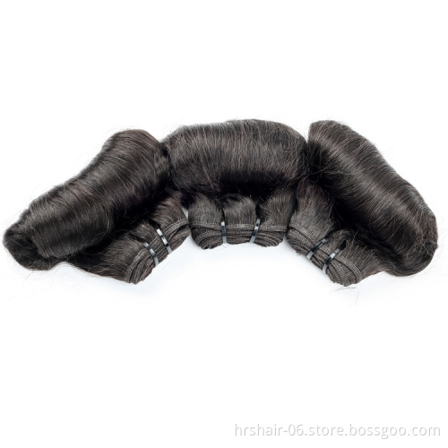 Brazilian funmi egg curly human hair bundles with 2*6 lace closure 100% human hair weave extensions cuticle aligned hair vendors